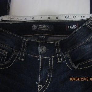 Ladies Silver Jeans